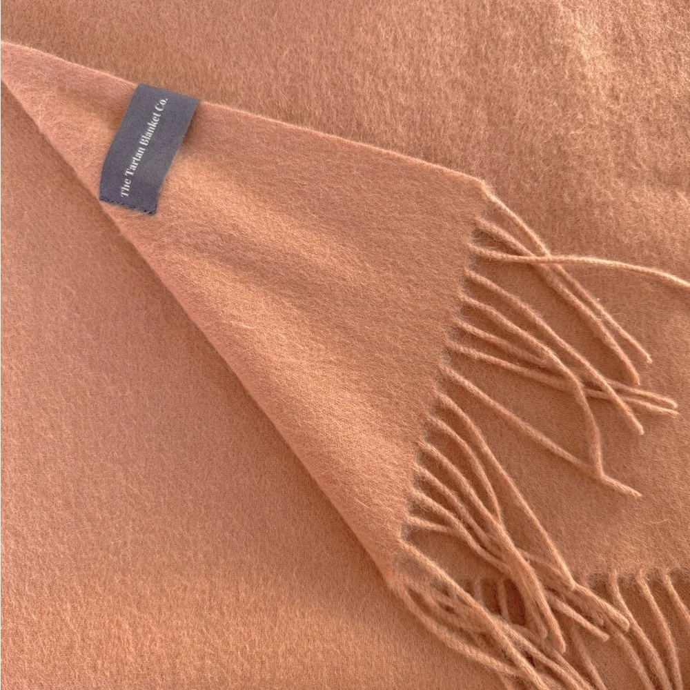 NWOT The Tartan Blanket‎ Co. Lambswool Scarf – Terracotta